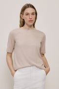 Metallic Rib T-shirt
