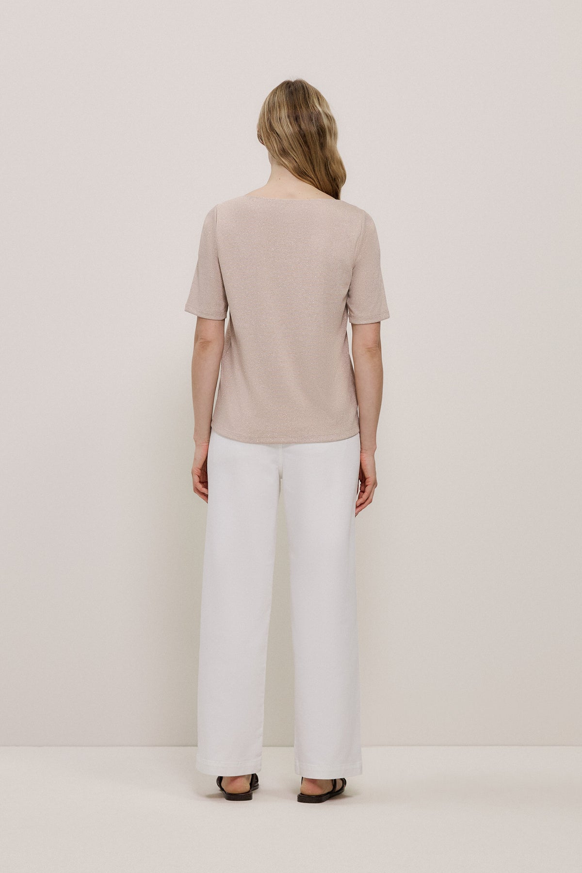 Metallic Rib T-shirt
