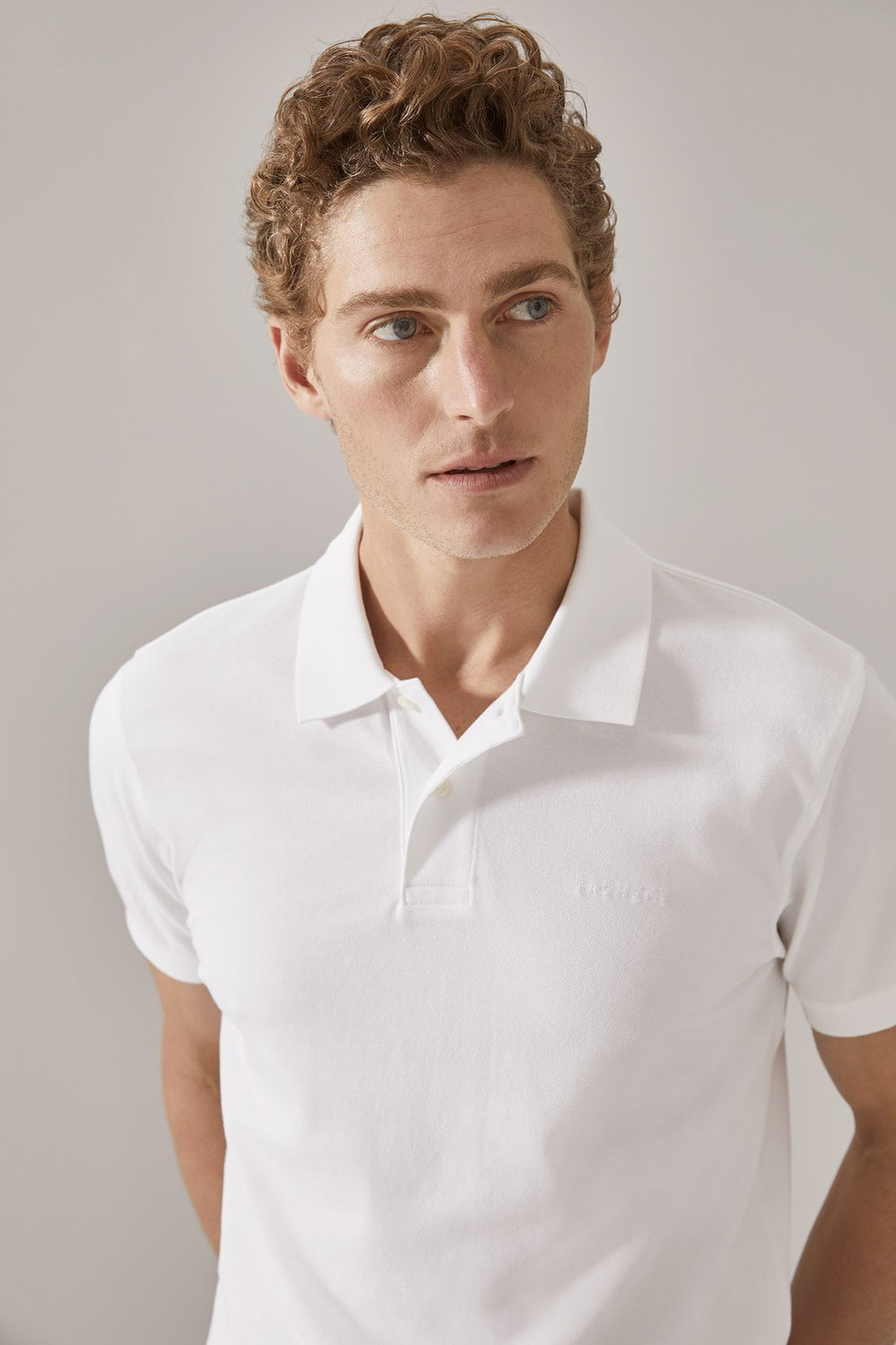 Cotton Pique Logo Polo