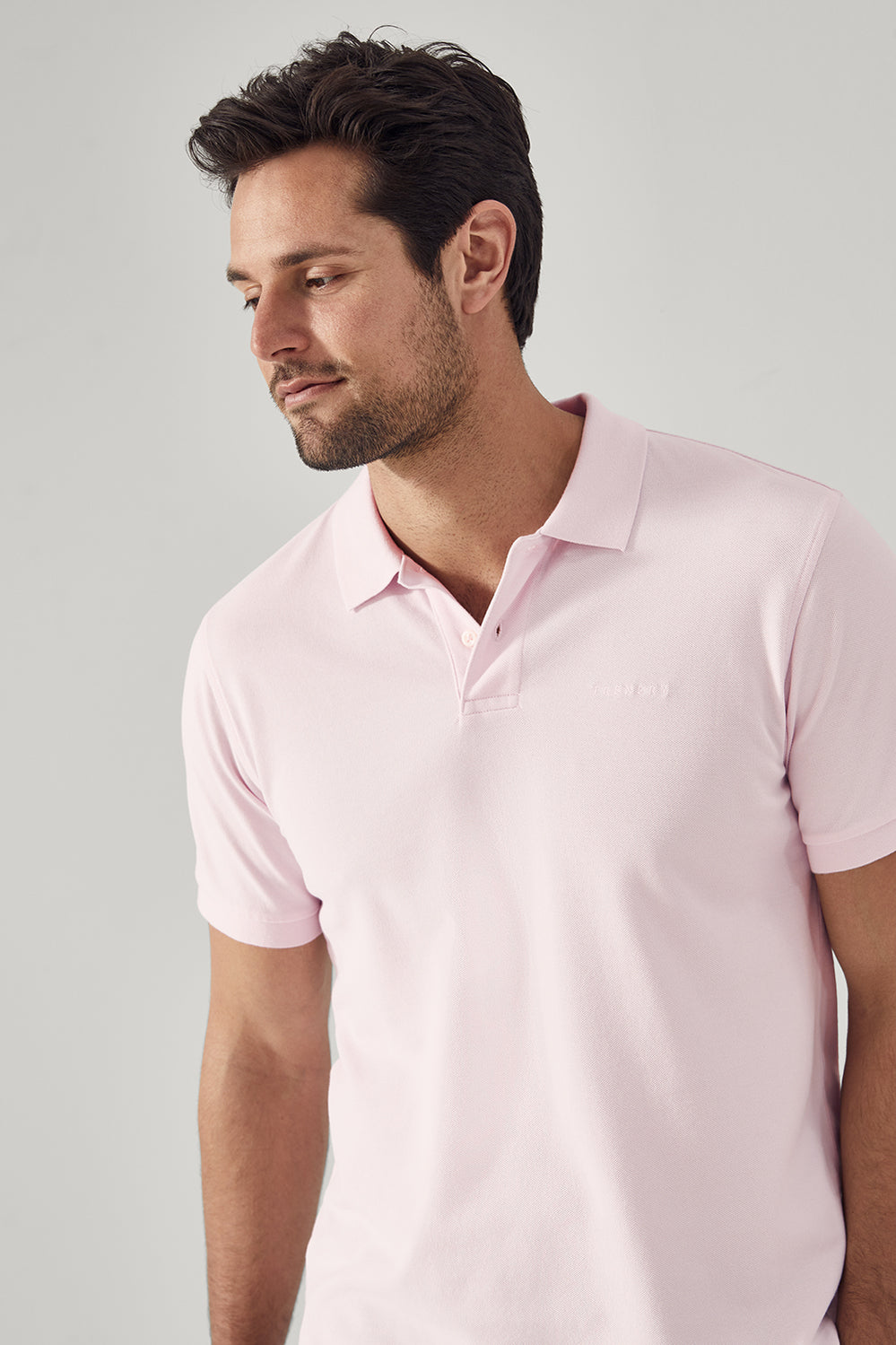 Cotton Pique Logo Polo