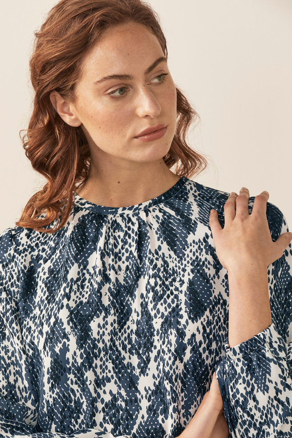 Abstract Snake Blouse
