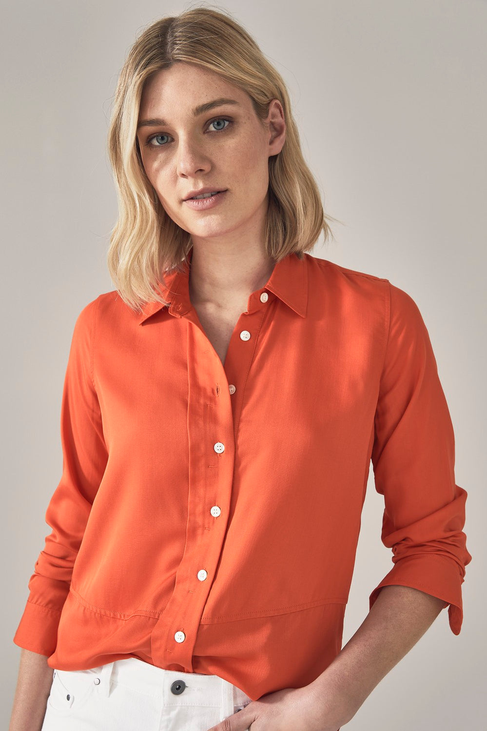 Modal Placket Detail Shirt
