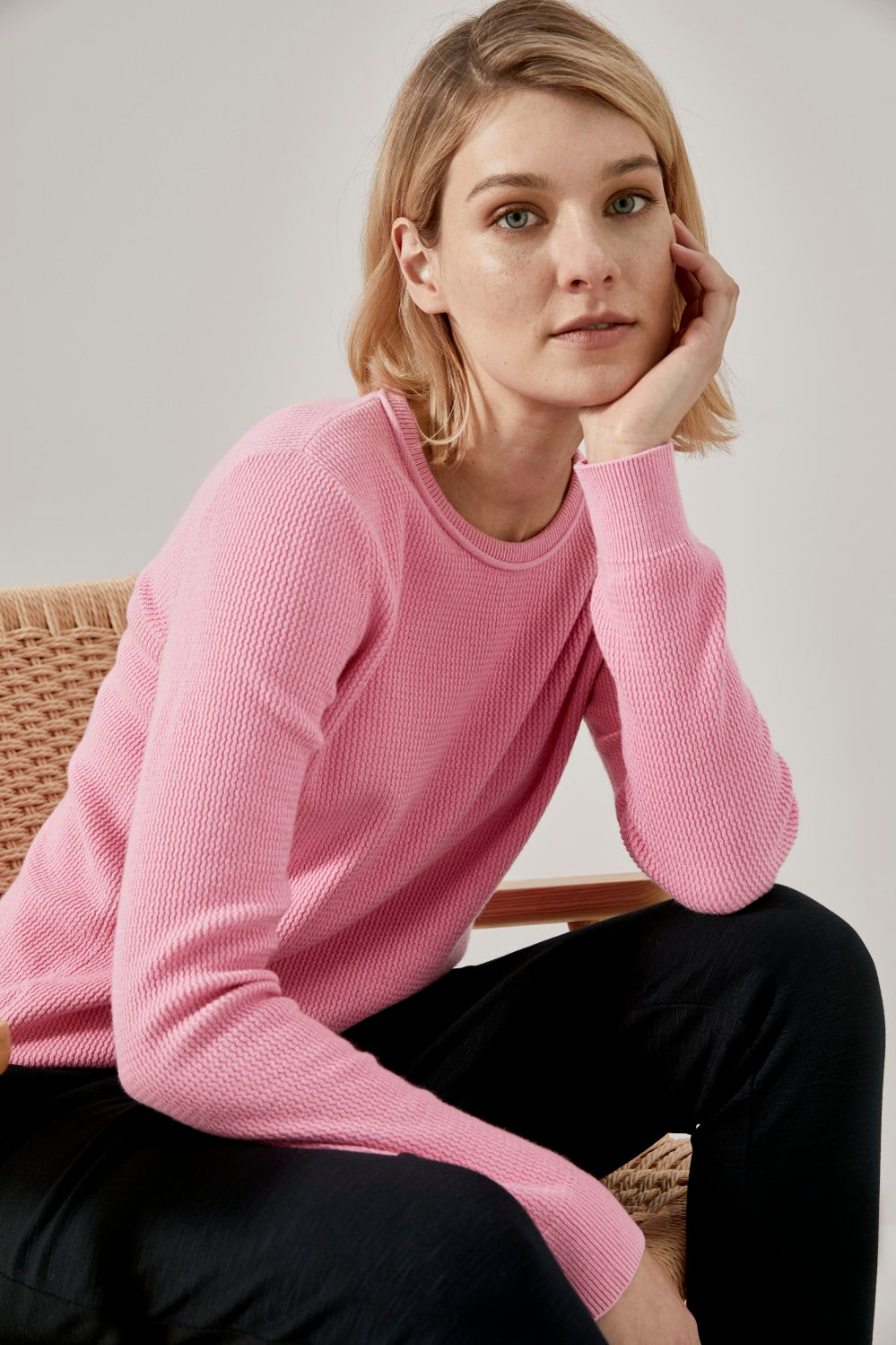 Relaxed Textured Knit
