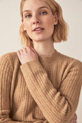 Merino Blend Textured Knit