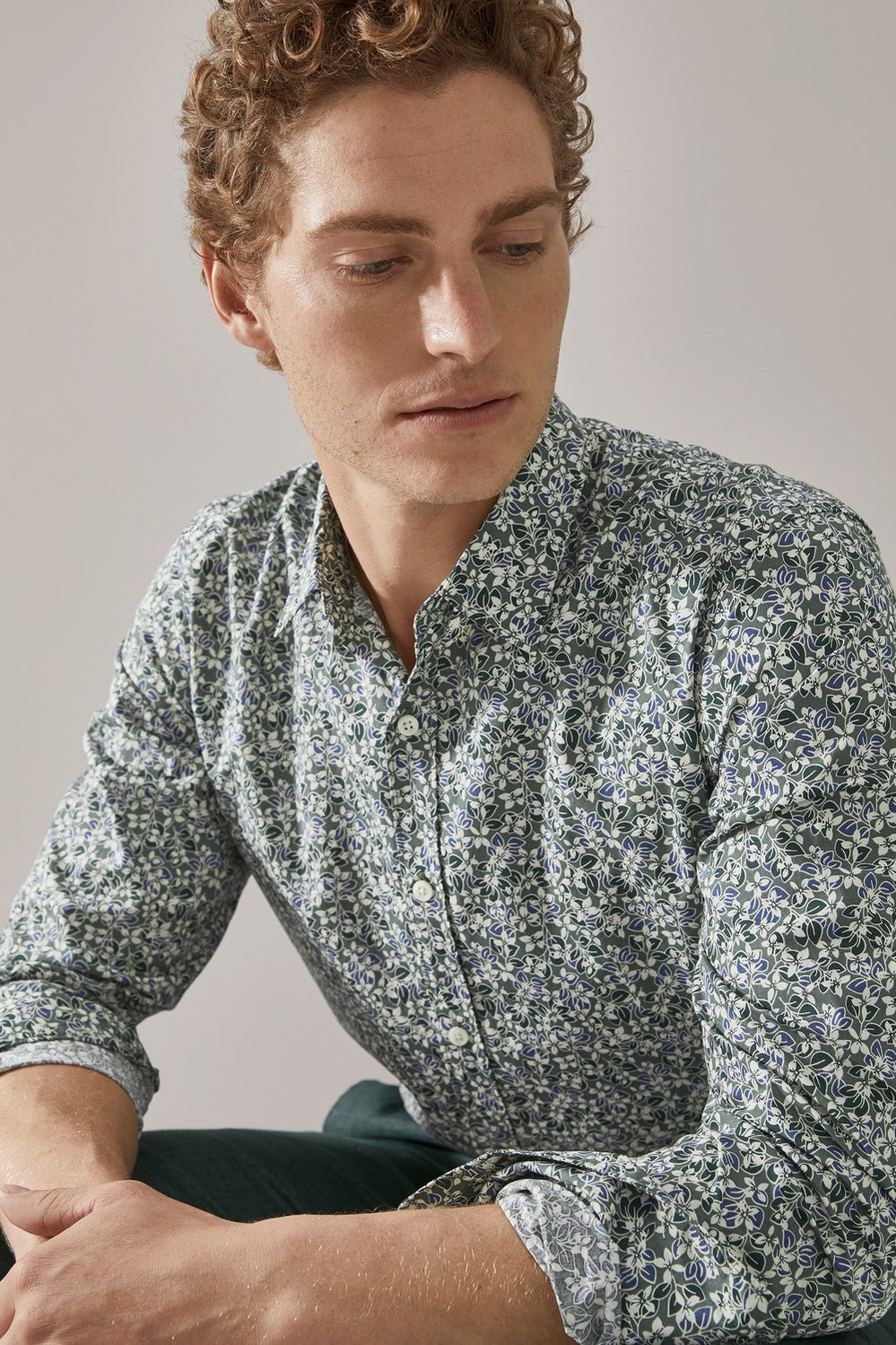 Foliage Print Shirt