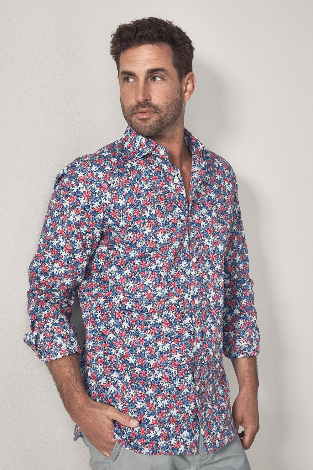 Painted Floral Shirt