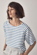 Linen Stripe Top