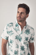 Etched Palm Short Sleeve Shirt