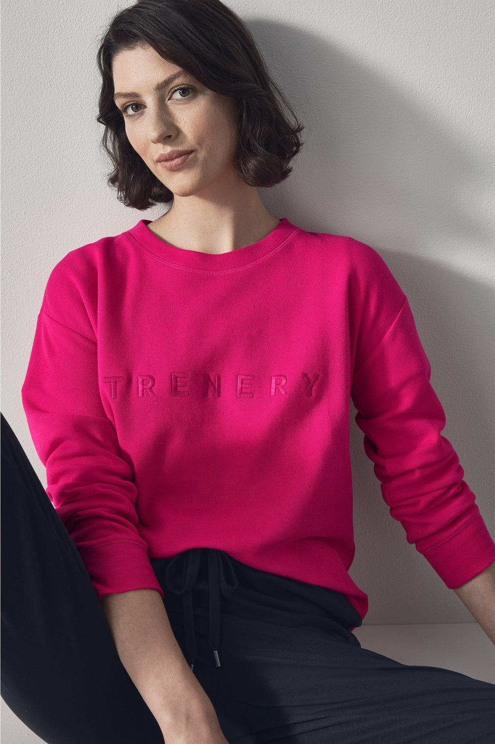 Trenery Pique Logo Sweat
