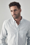 Indigo Textured Check Shirt