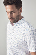 Aquatic Print Short Sleeve Shirt