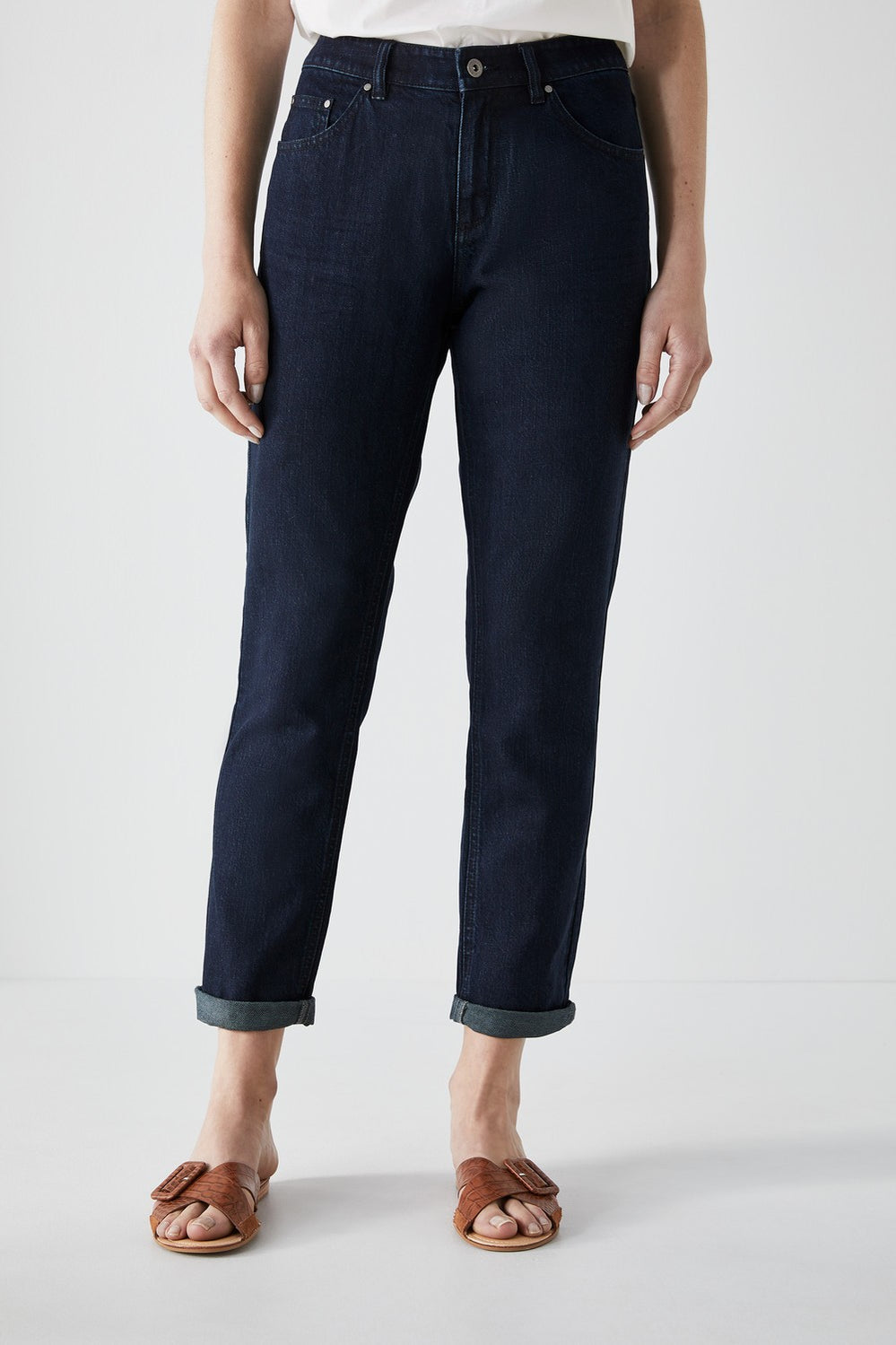 Non-Stretch Boyfriend Jean