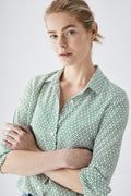 Silk Textured Snake Shirt
