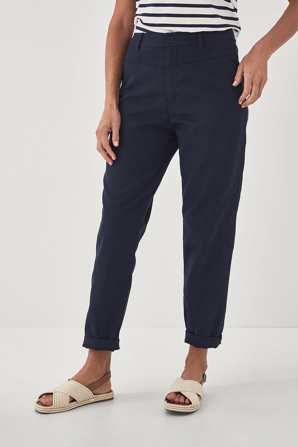 Garment Dyed Yoke Detail Chino