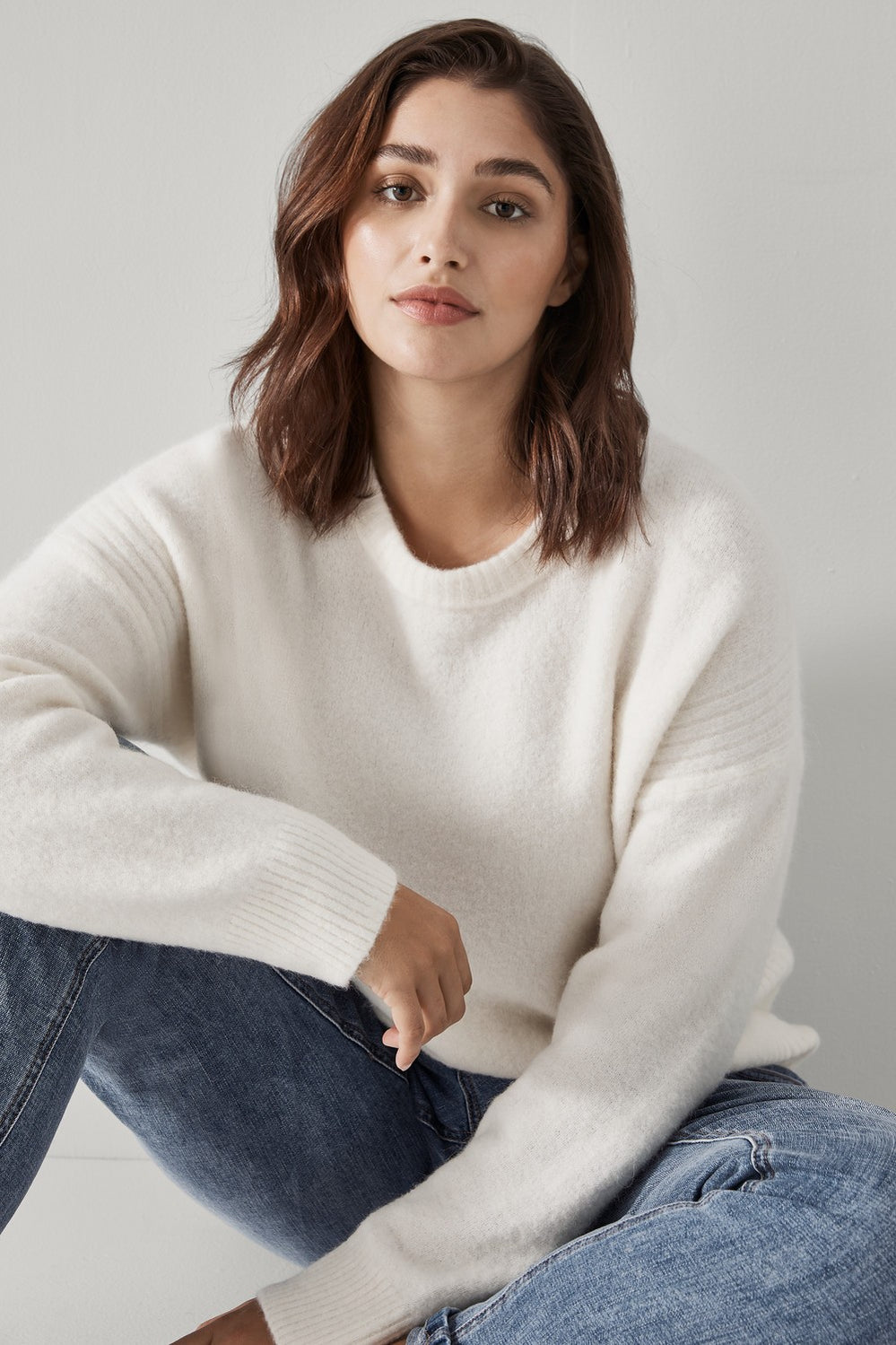 Alpaca Rib Detail Knit