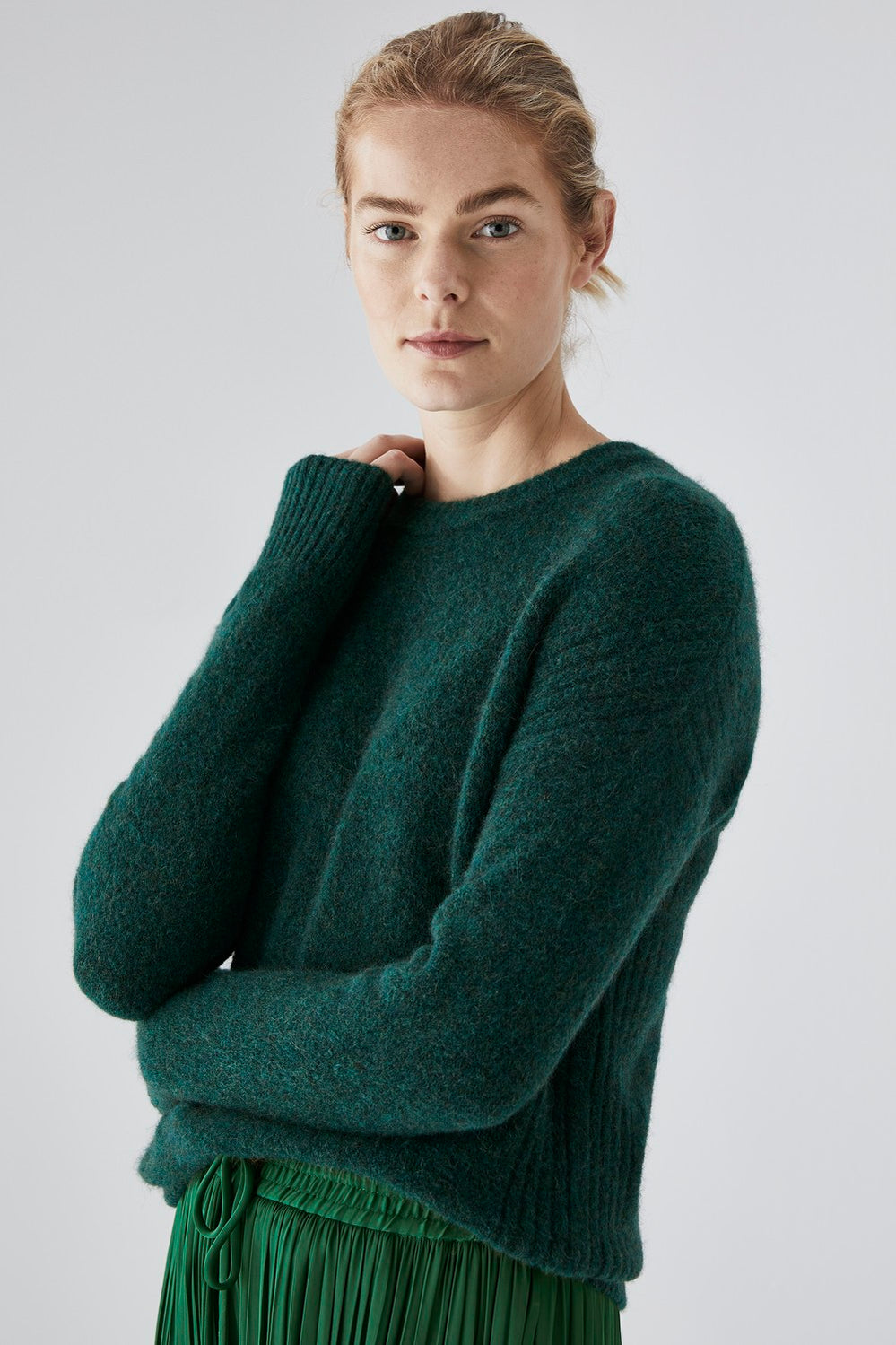 Alpaca Rib Detail Knit