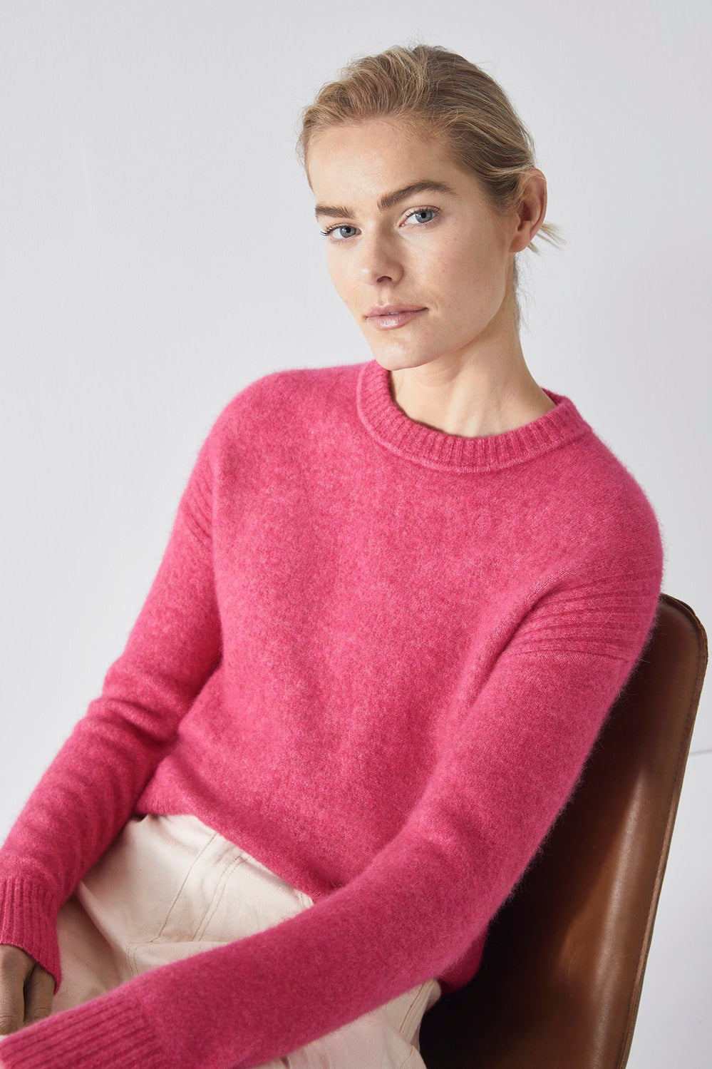 Alpaca Rib Detail Knit