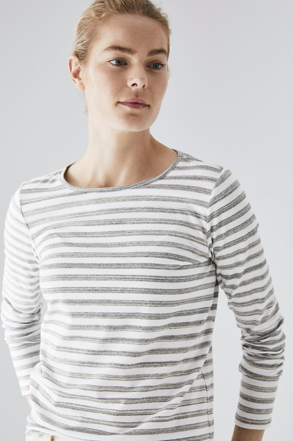 Cotton Space Dye Long Sleeve T-Shirt