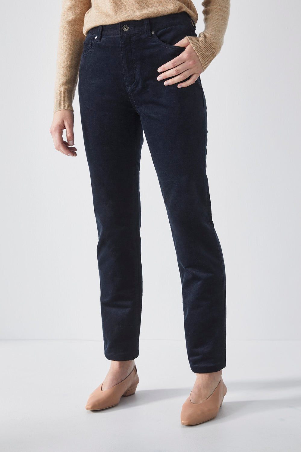 Cord Straight Leg Pant