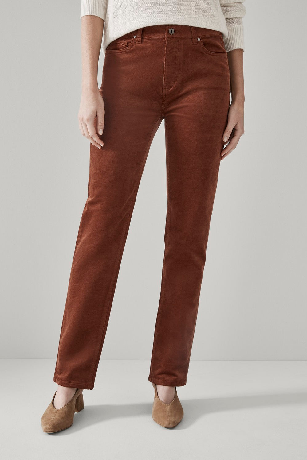 Cord Straight Leg Pant