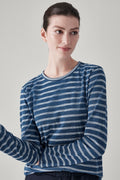 Cotton Textured Stripe T-Shirt