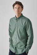 Cotton Clipped Dobby Shirt