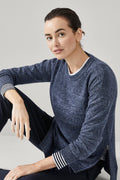 Wool Zip Detail Pullover