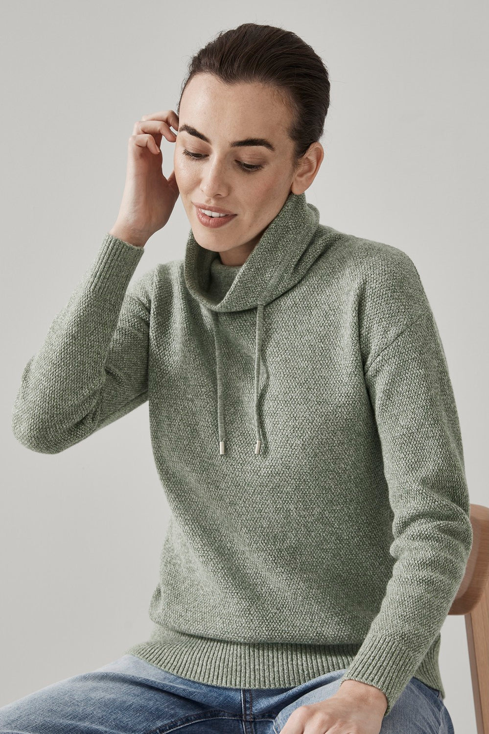 Wool Yak Sporty Rollneck