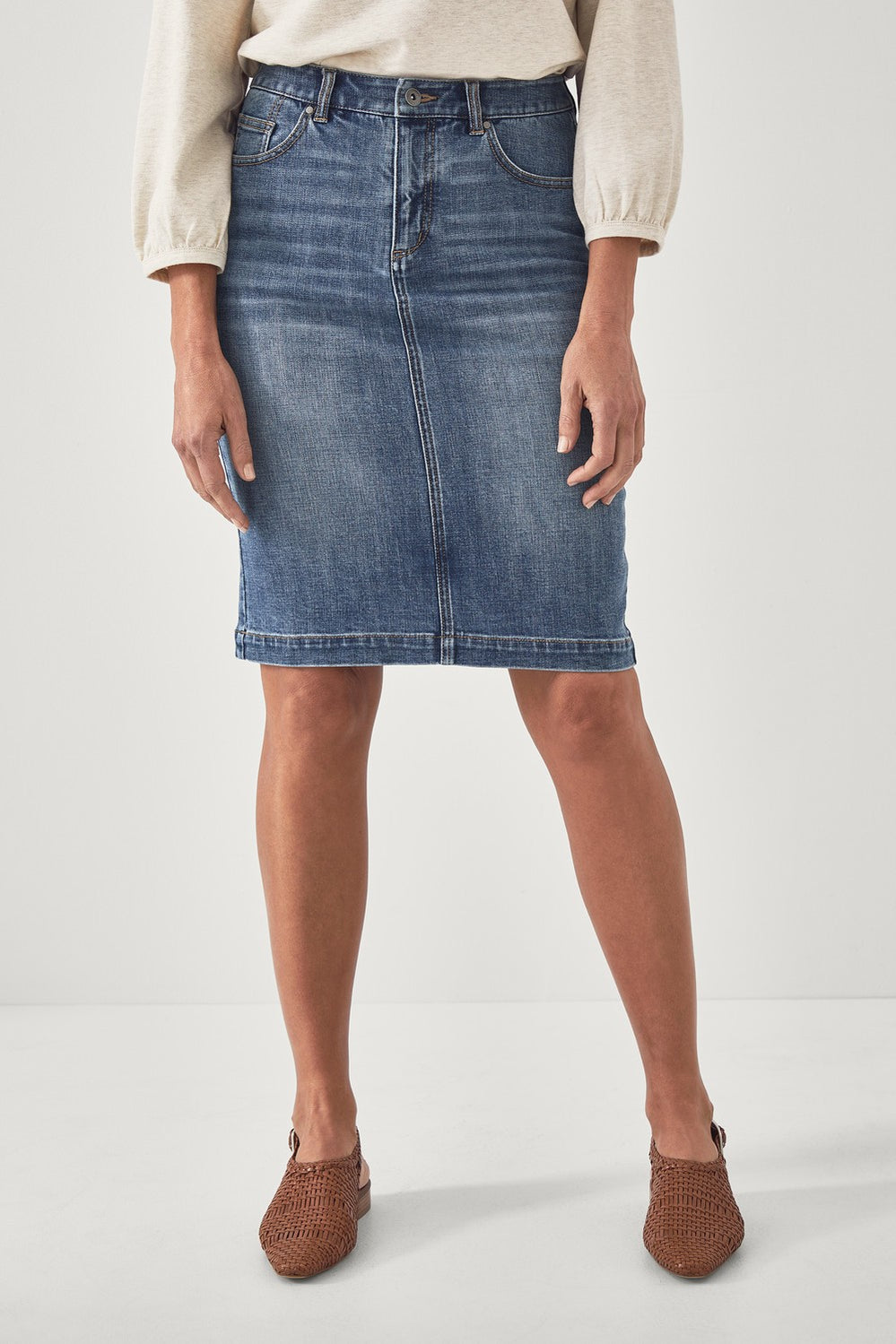 Classic Denim Skirt