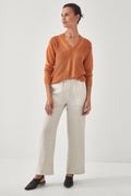 Linen Needle Deflection Pullover