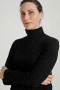 Mock Neck Long Sleeve T-Shirt