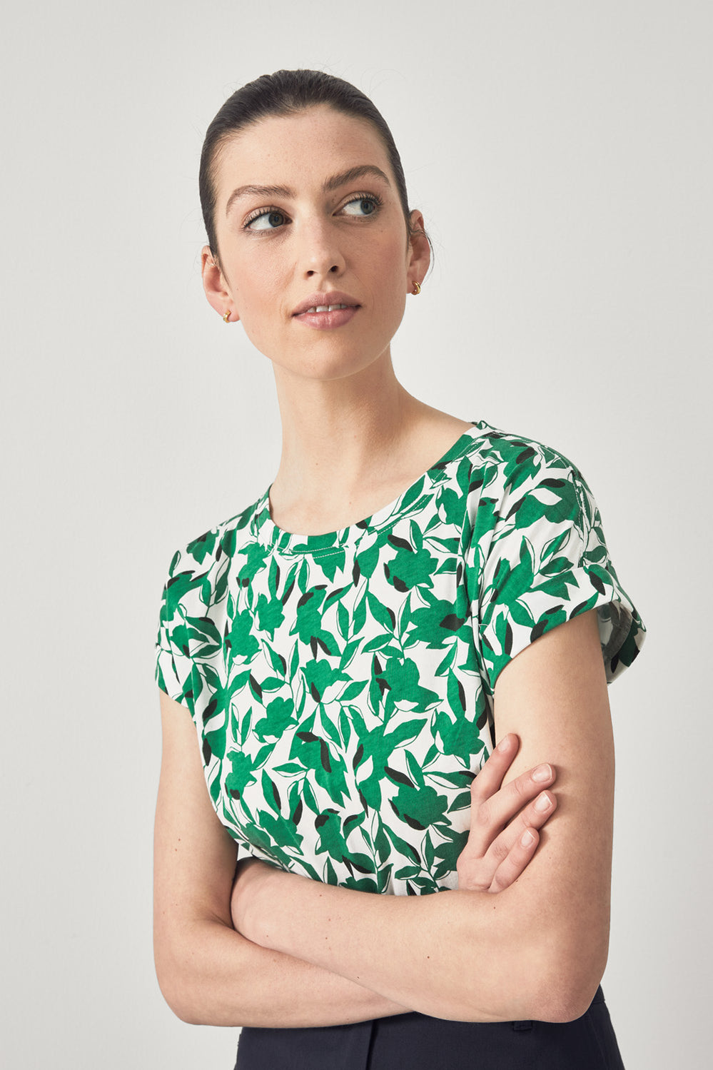 Pima Tangled Floral T-Shirt