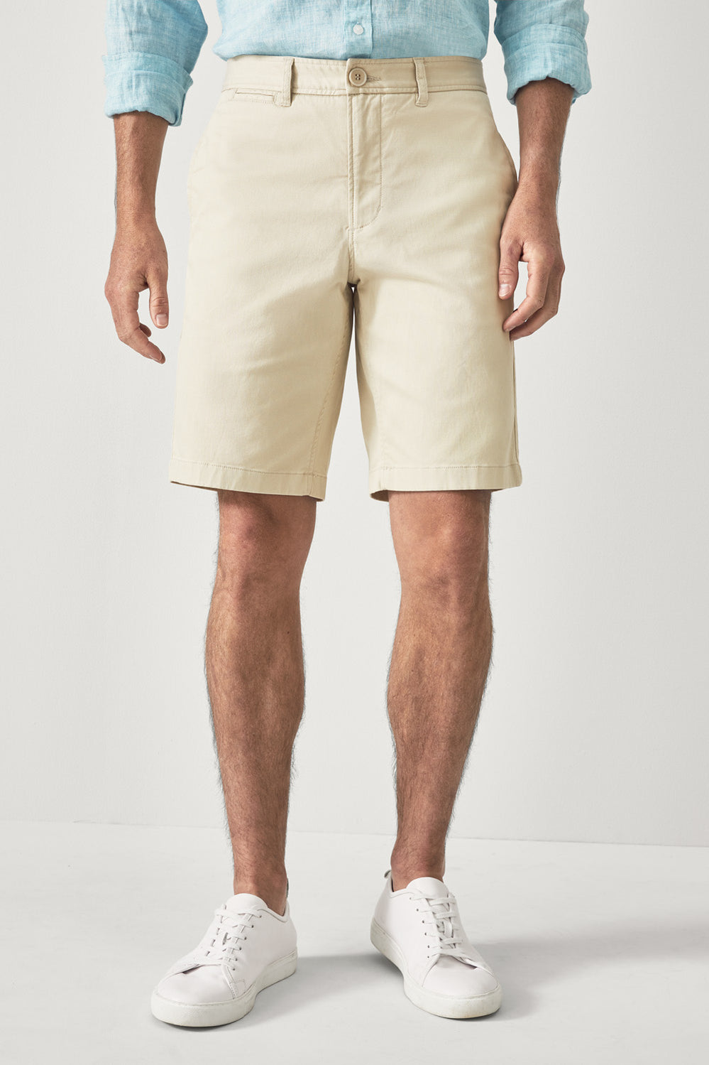 Cotton Dobby Longline Short