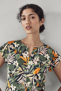 Cotton Jungle Frond T-Shirt