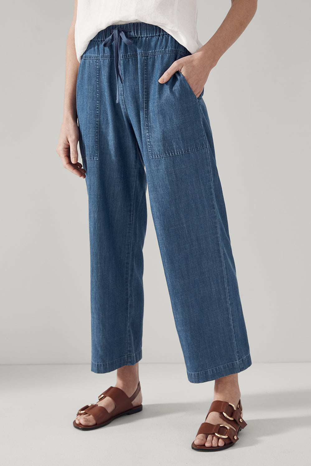 Indigo Seam Detail Jogger