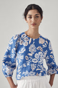 Tapestry Floral Boho Top