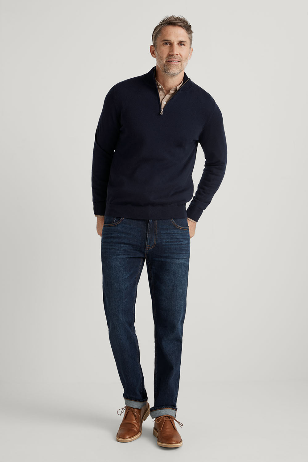 Merino Half Zip