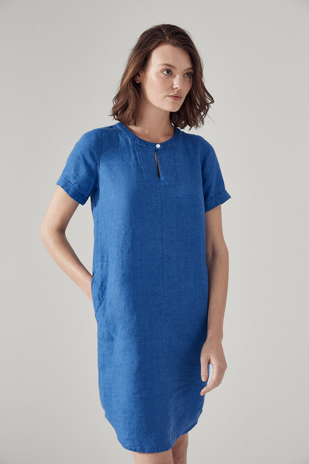 Linen Delave Shift Dress