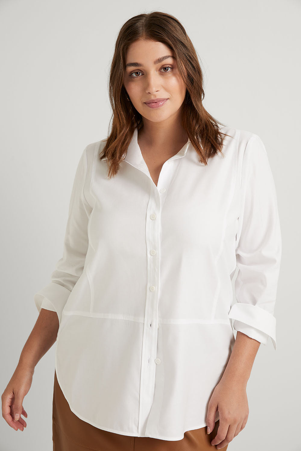 Longline Seam Detail Shirt