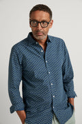 Cotton Regular Geo Blossom Shirt