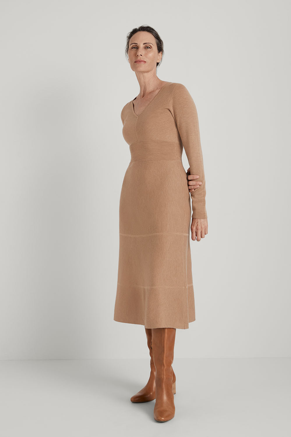 Merino Milano Long Sleeve Dress