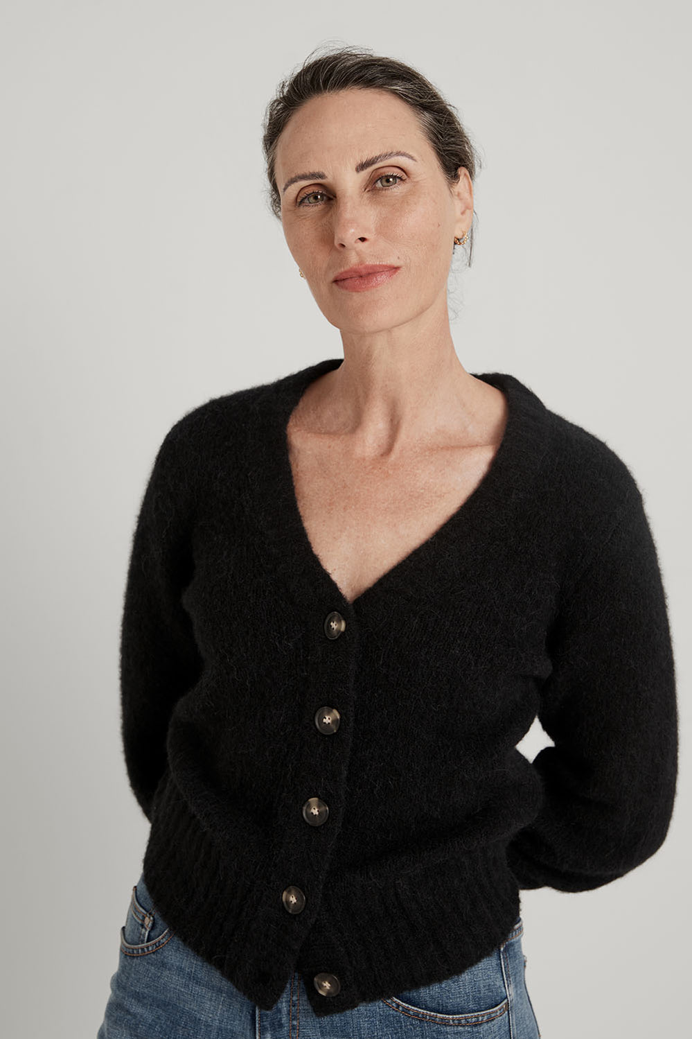 Alpaca Bell Sleeve Cardigan