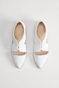 Leather Cut Out Derby Shoe