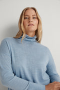Merino Relaxed Roll Neck