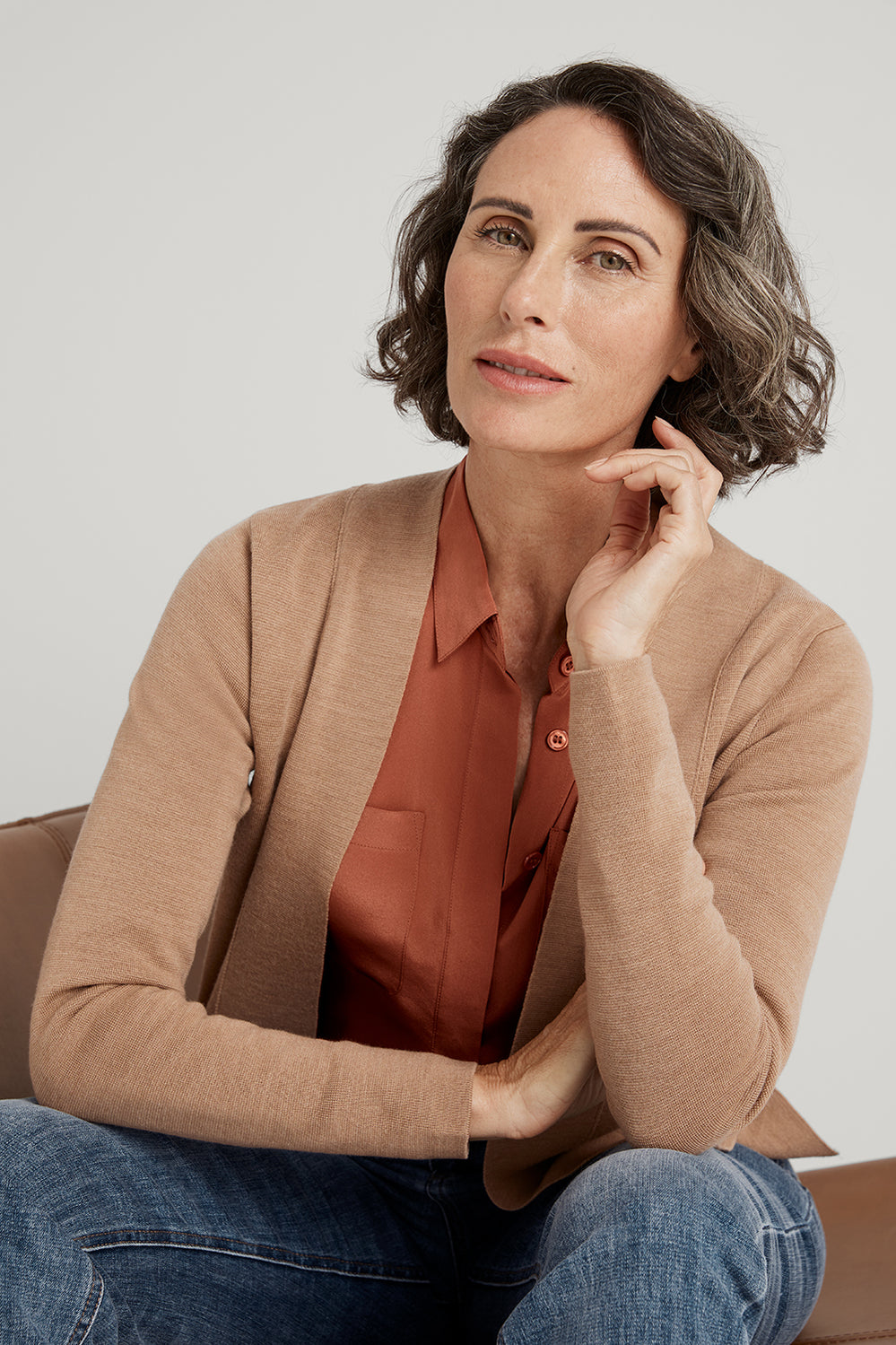Merino Milano Open Cardigan