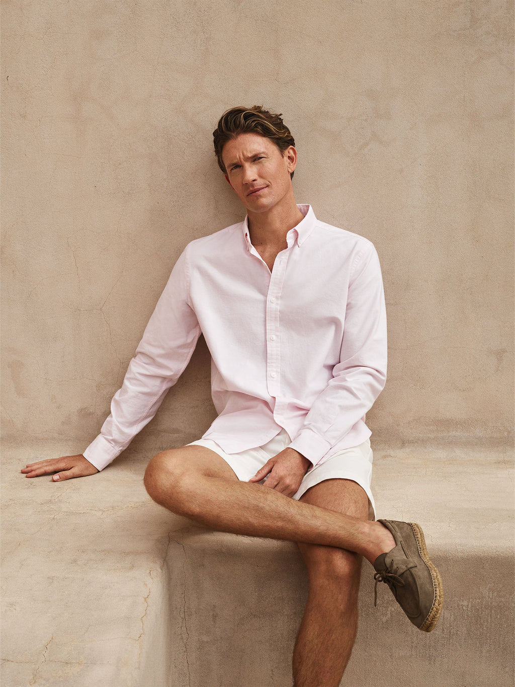Regular Fit Yarn Dyed Cotton Oxford Shirt