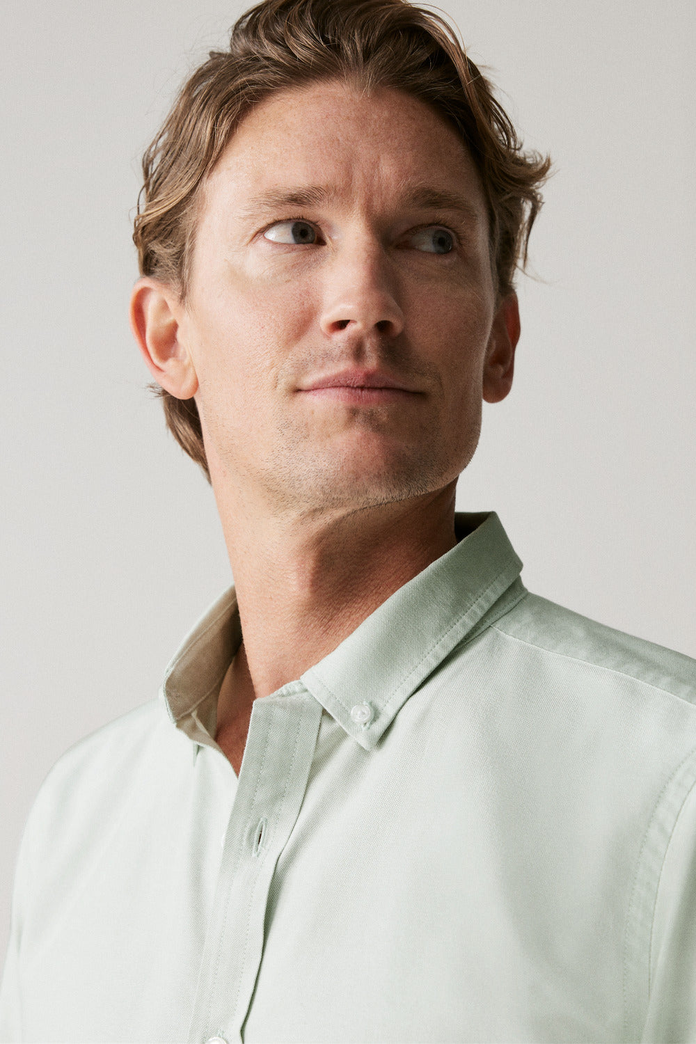 Regular Fit Yarn Dyed Cotton Oxford Shirt