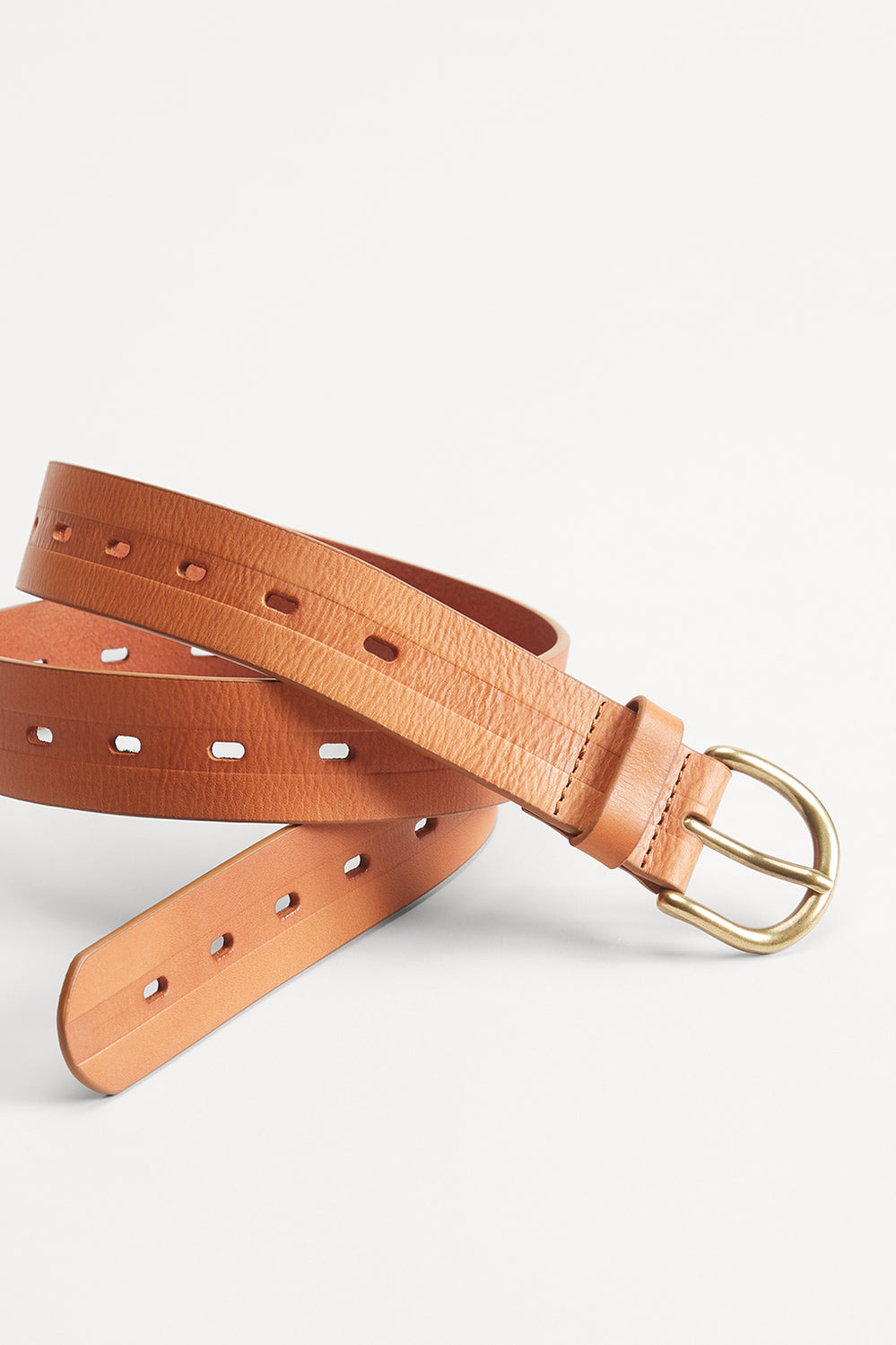 Leather Perforated Belt