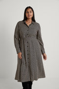 Modal Geo Chain Print Dress