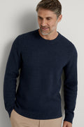 Lattice Stitch Crew Knit